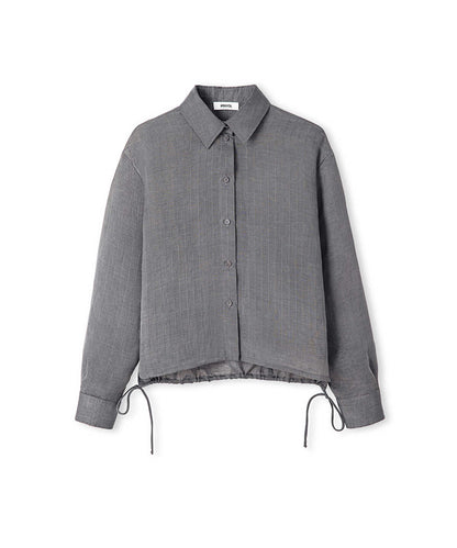 Adjustable Back Hem Shirt