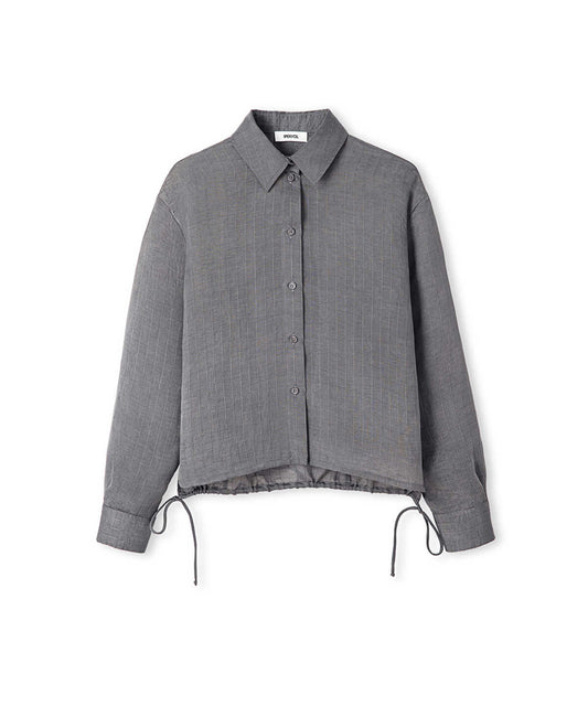 Adjustable Back Hem Shirt