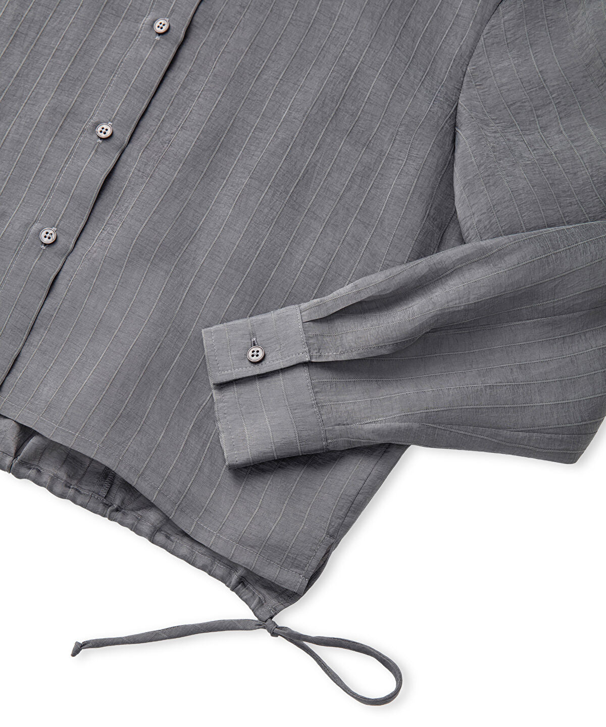 Adjustable Back Hem Shirt