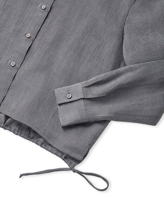 Adjustable Back Hem Shirt