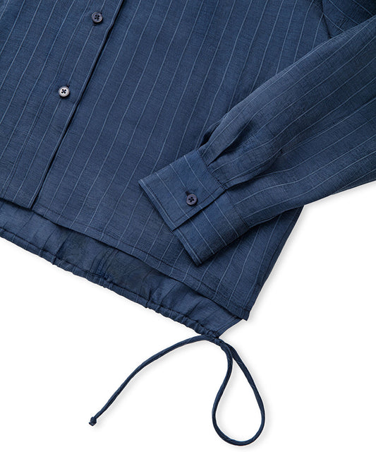 Adjustable Back Hem Shirt