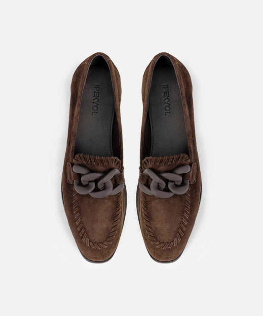 Suede Leather Loafers