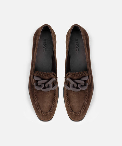 Suede Leather Loafers