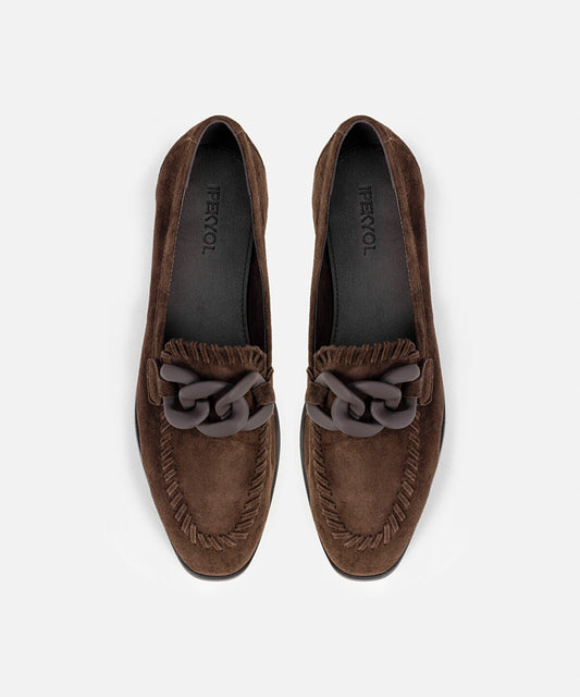 Suede Leather Loafers