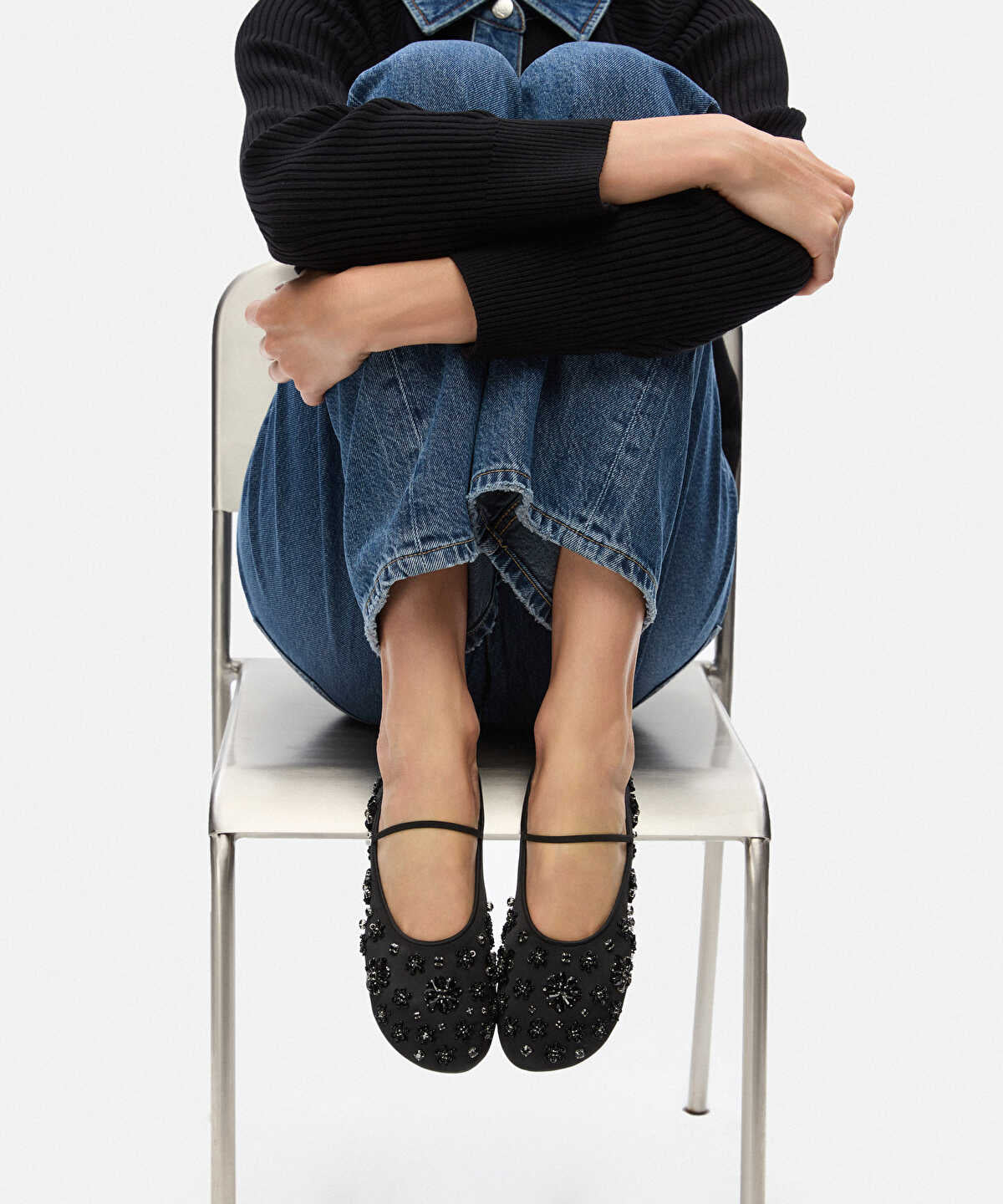 Embellished Ballet Flats