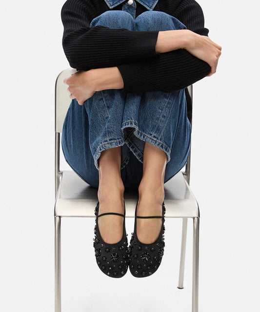 Embellished Ballet Flats