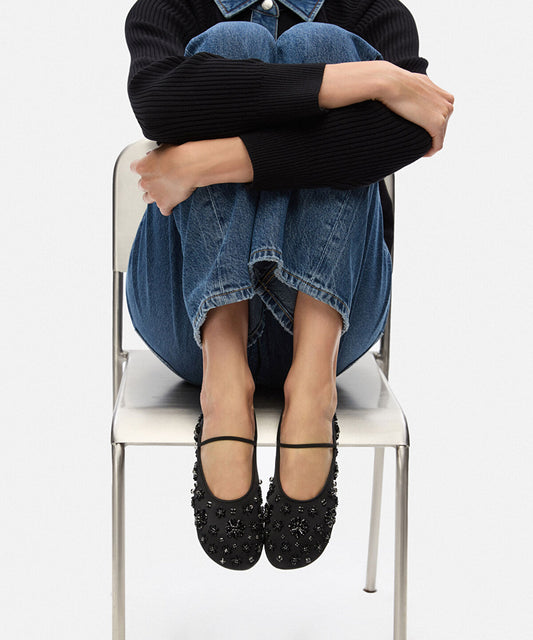 Embellished Ballet Flats