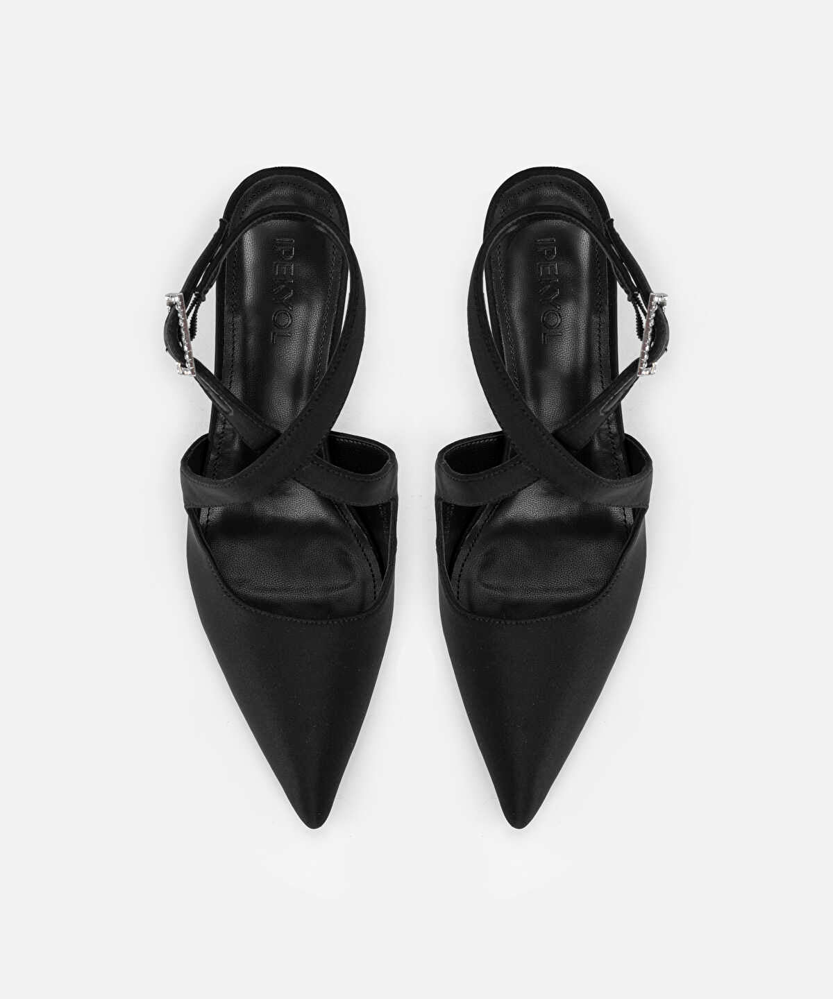 Criss Cross Rhinestone Heels