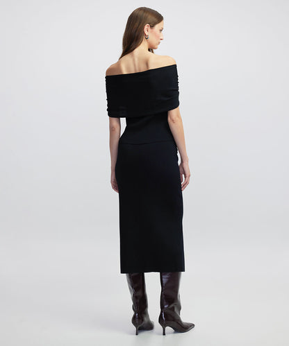 Off-the-Shoulder Knit Top