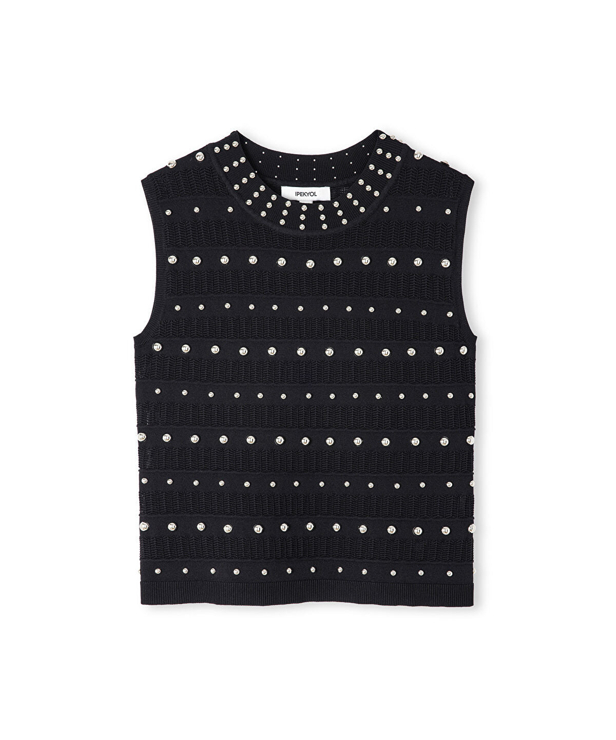 Embellished Knit Top