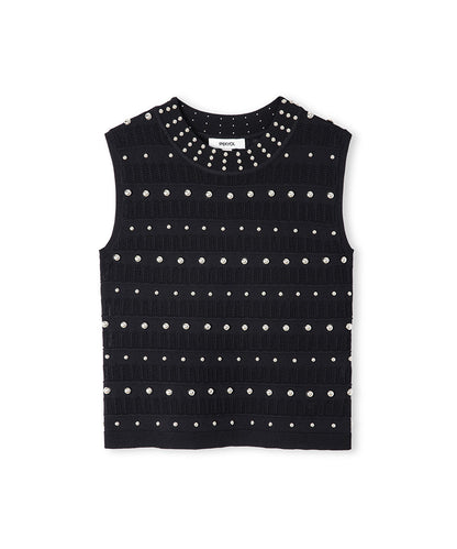 Embellished Knit Top