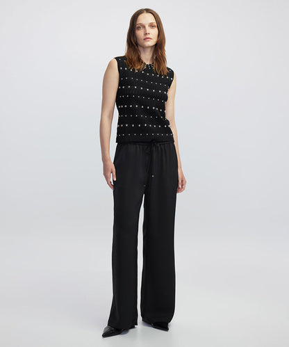 Embellished Knit Top