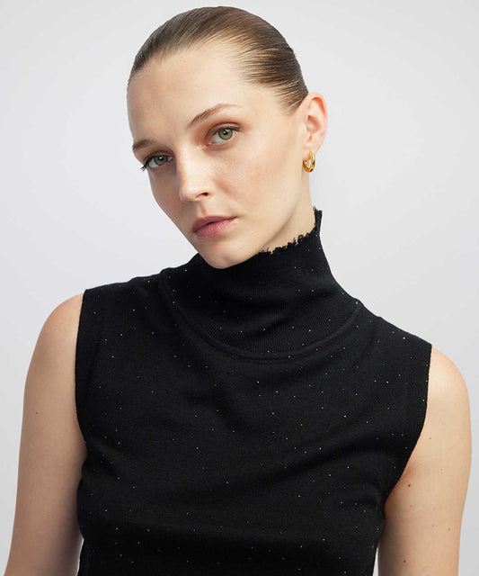 Rhinestone Knit Top