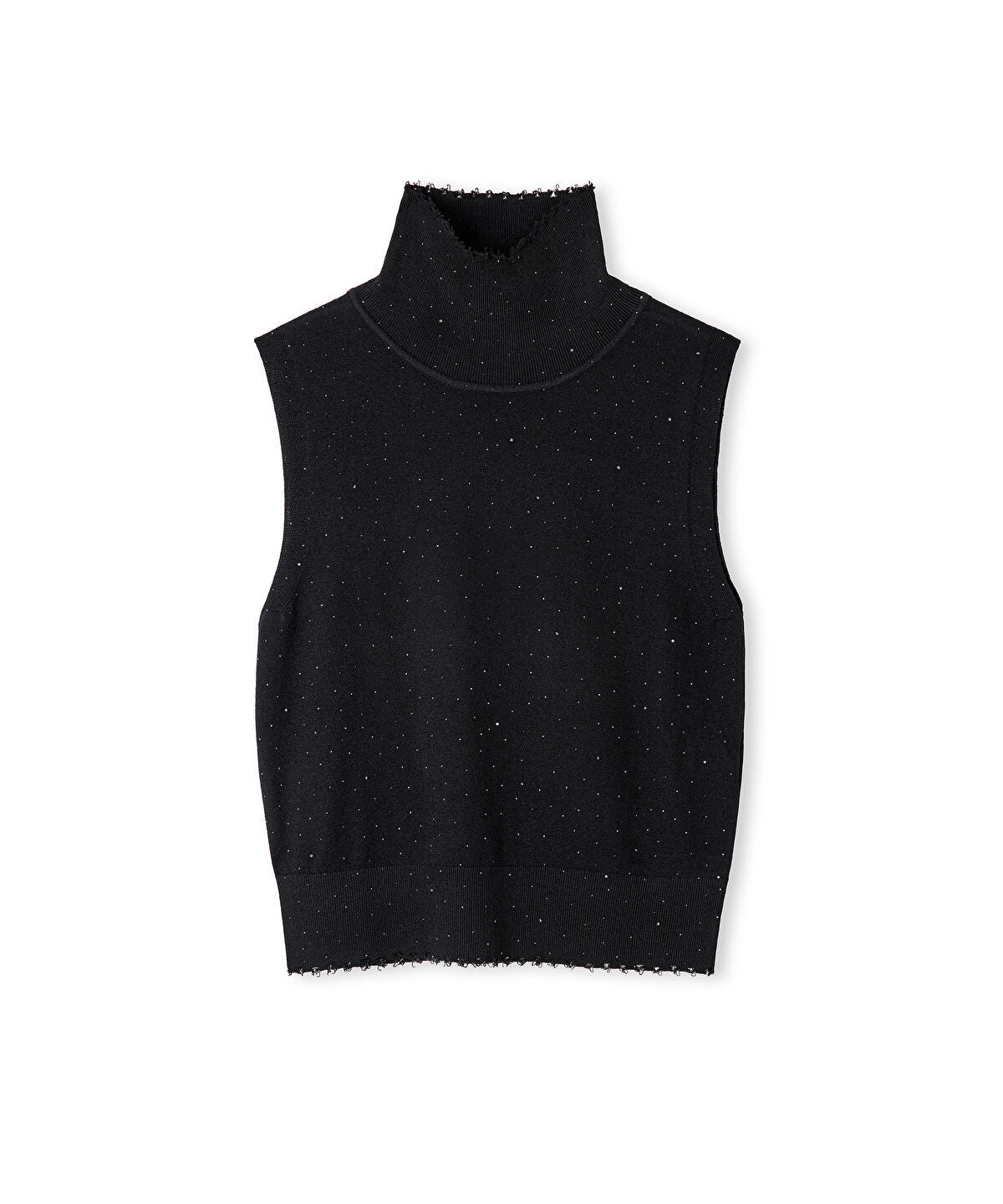 Zoomed Rhinestone Knit Top