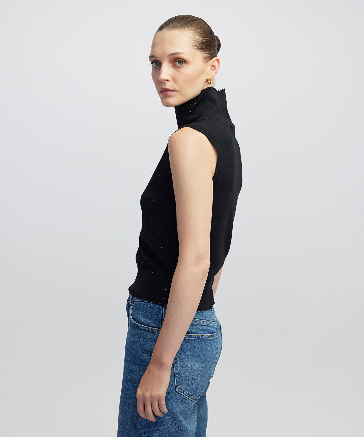Rhinestone Knit Top