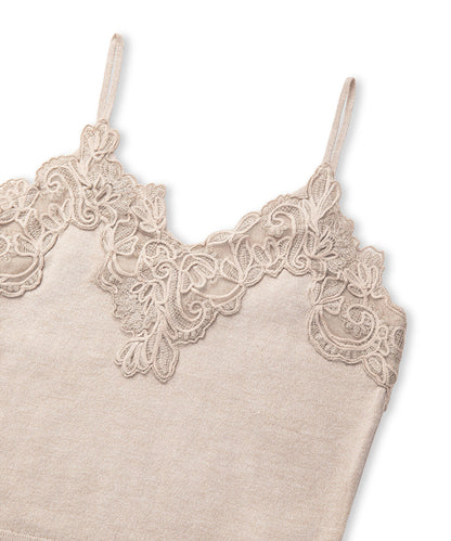 Lace-Applique Knit Top