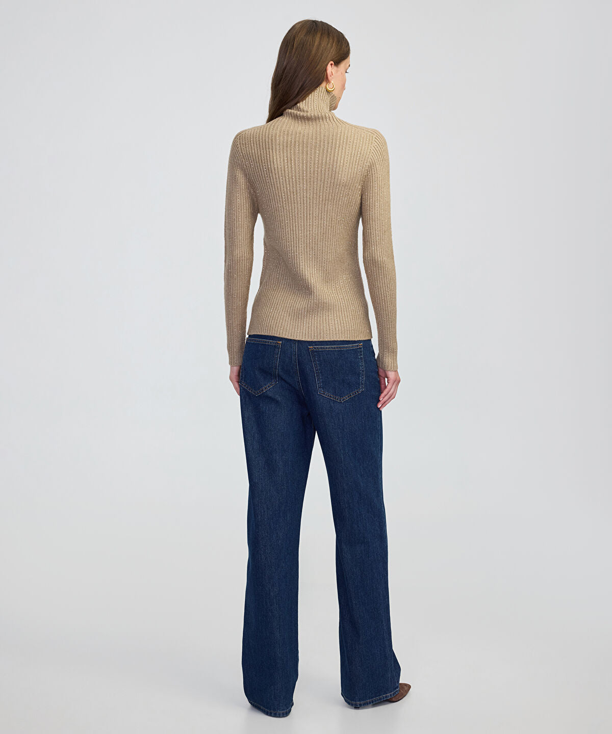 Zoomed Embellished Fine Knit Sweater
