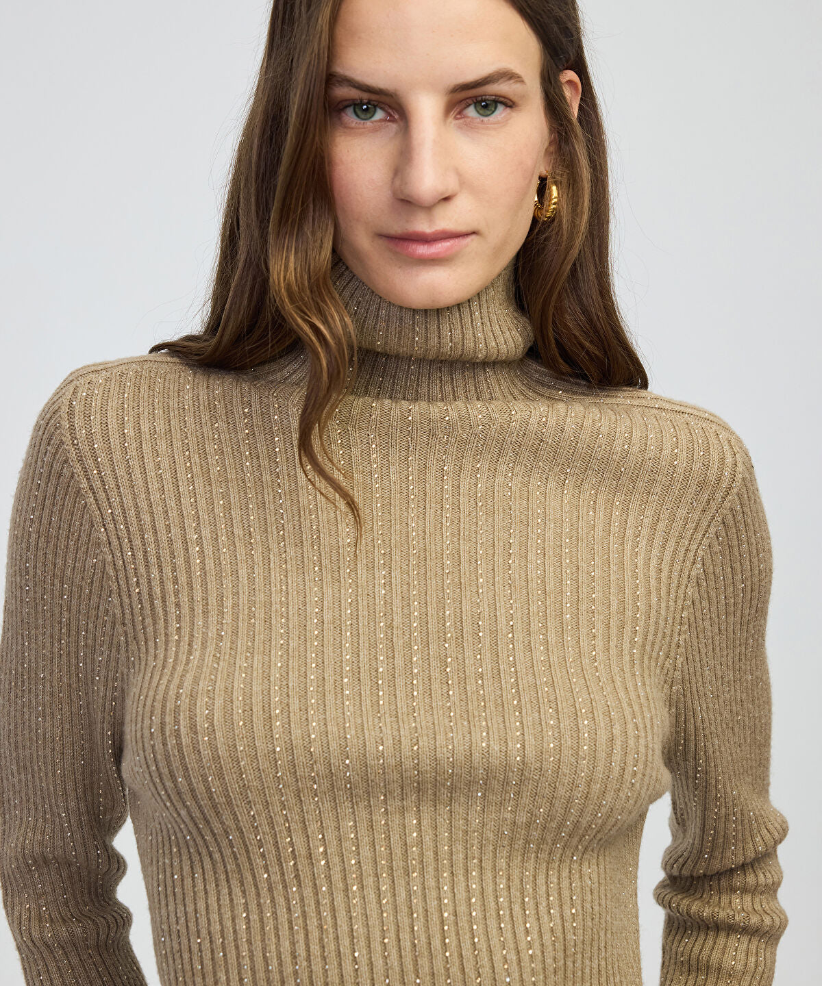 Zoomed Embellished Fine Knit Sweater