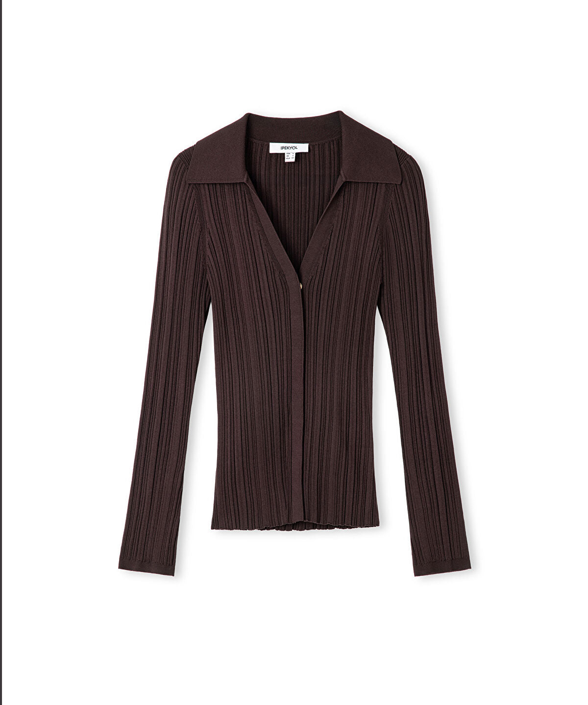 Zoomed Ribbed Knit Top