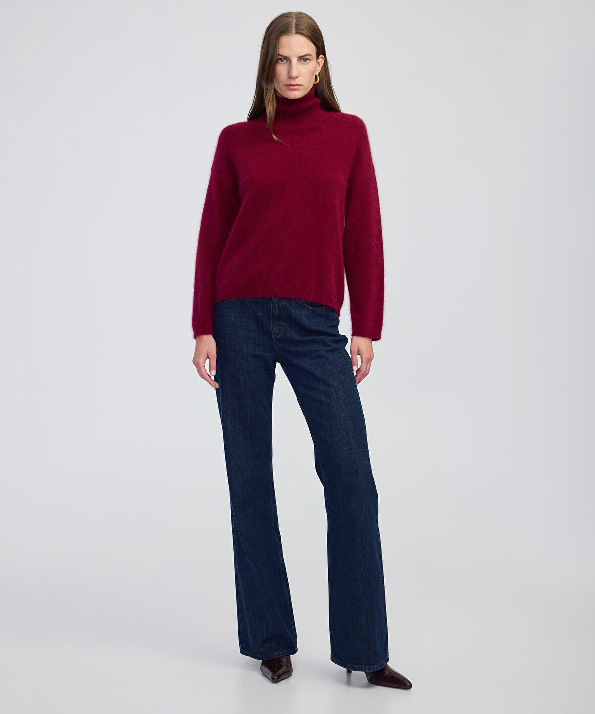 Zoomed Wool-Blend Sweater