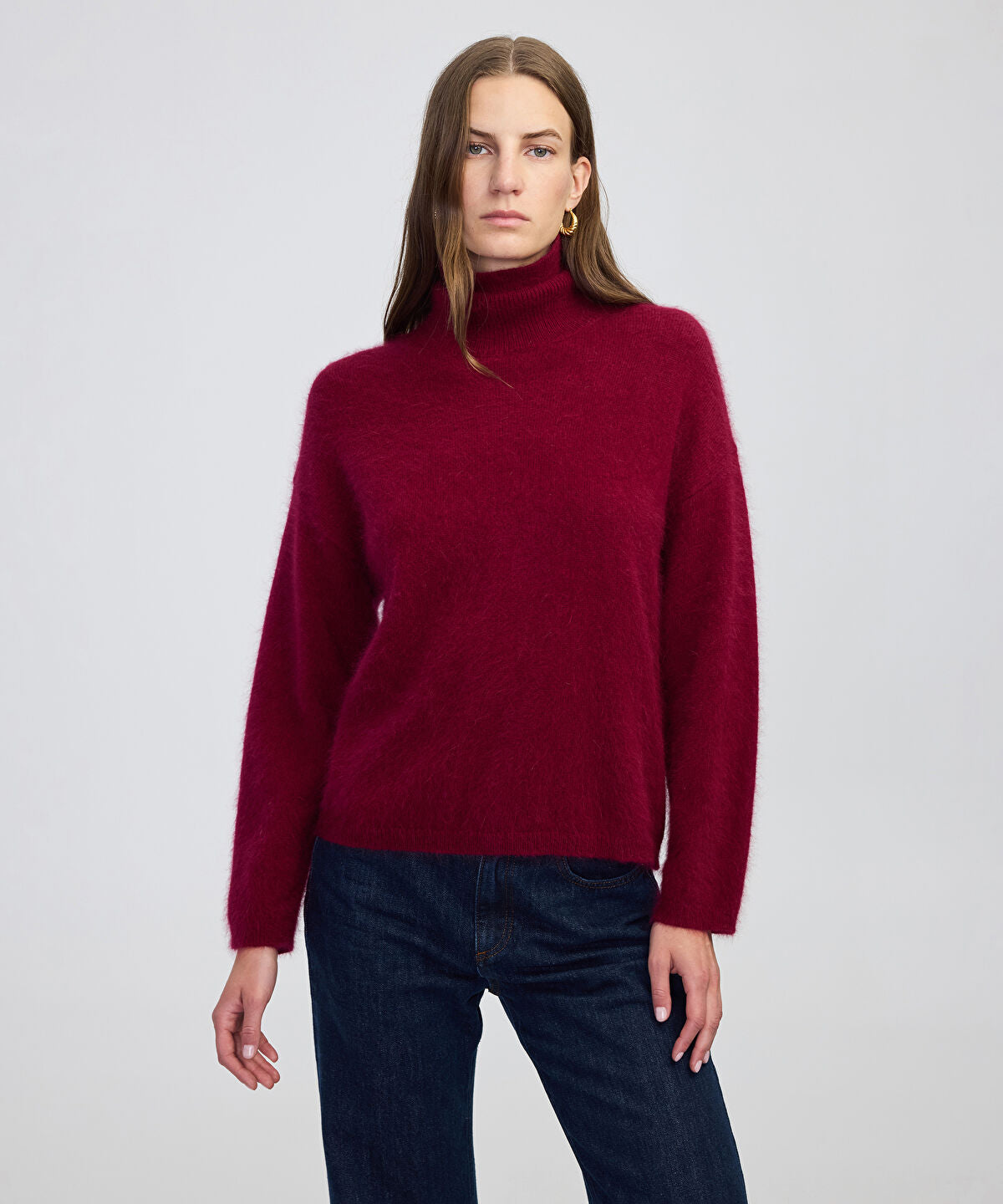 Zoomed Wool-Blend Sweater