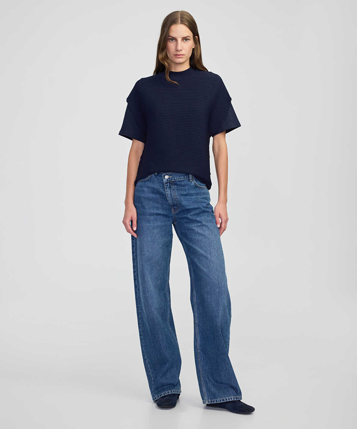 Zoomed Two-Piece Knit Top