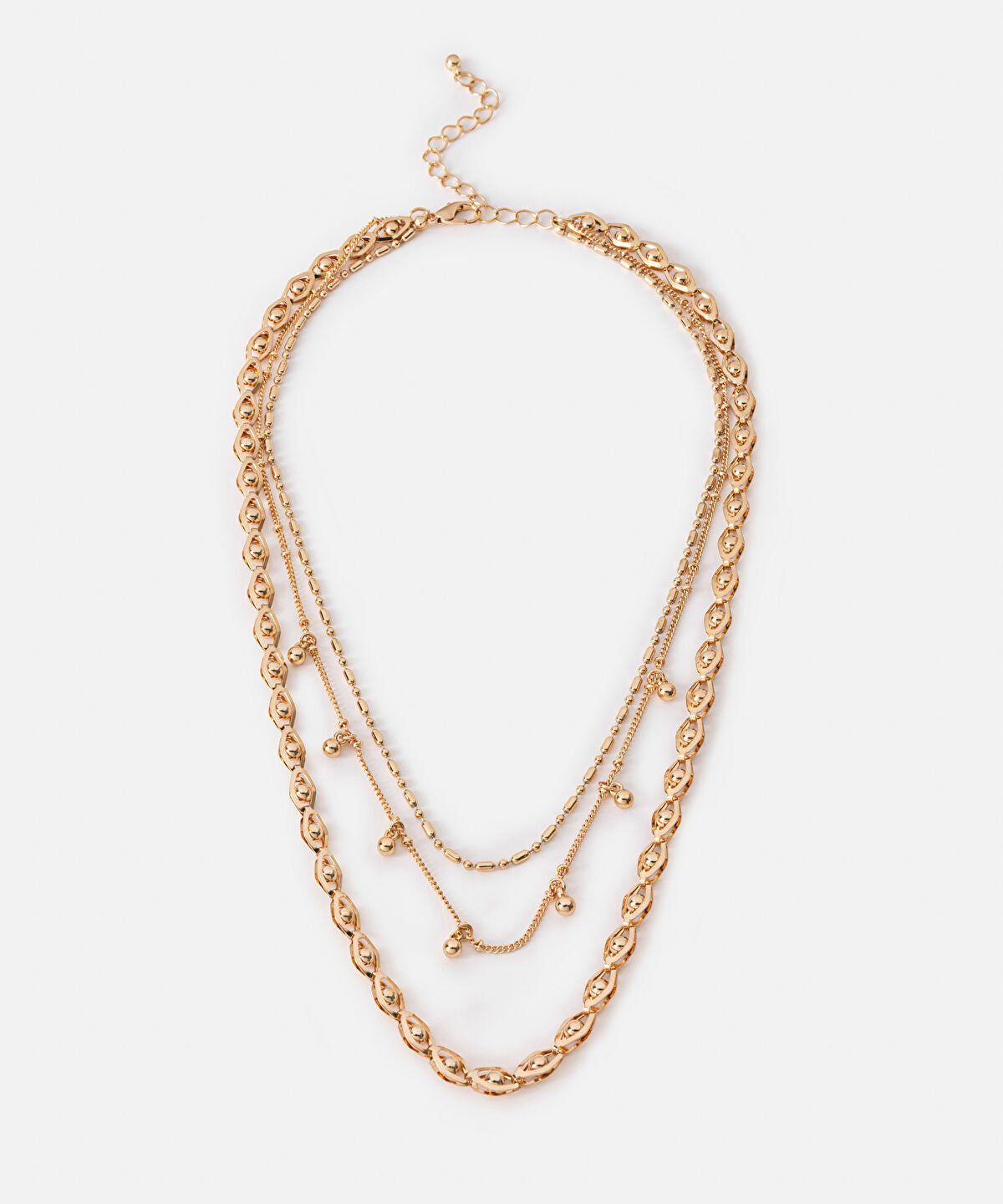 Zoomed Layered Chain Necklace