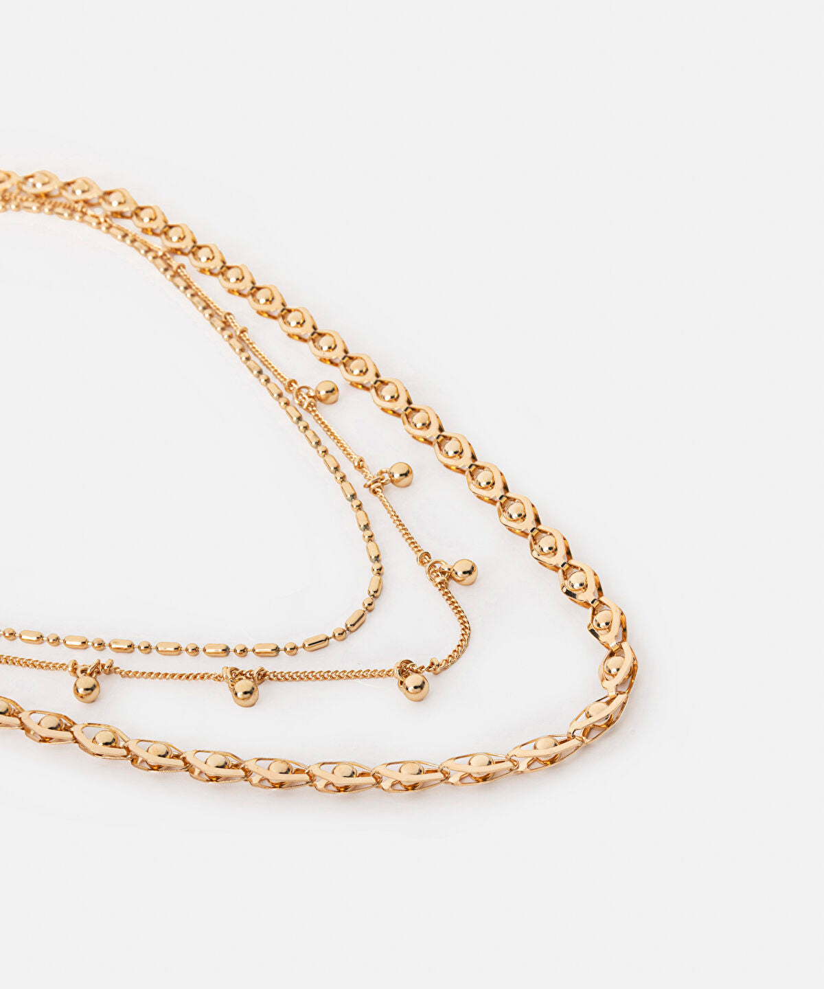Zoomed Layered Chain Necklace