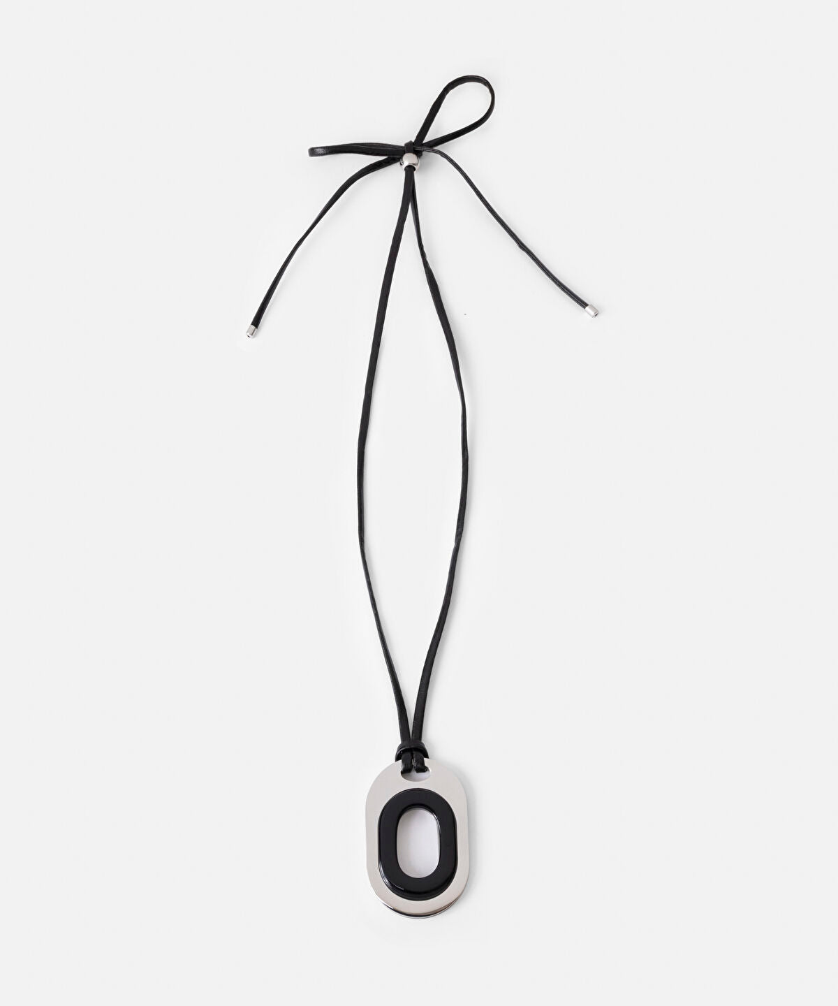 Contrast Pendant Rope Necklace