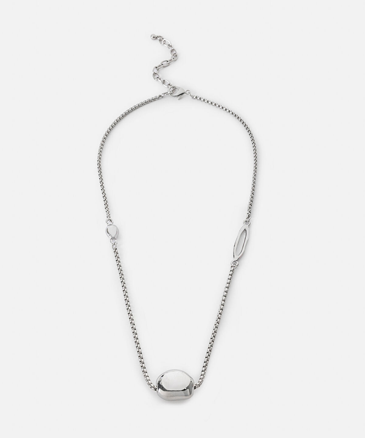 Multi-Piece Metal Necklace