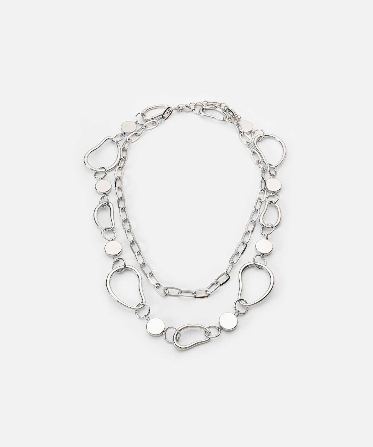 Zoomed Layered Chain Necklace