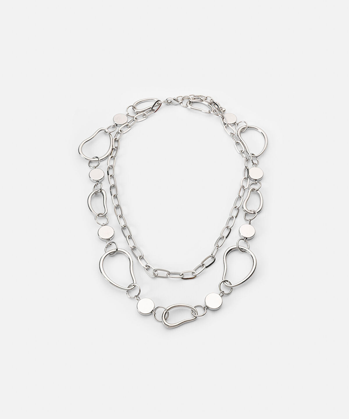 Zoomed Layered Chain Necklace