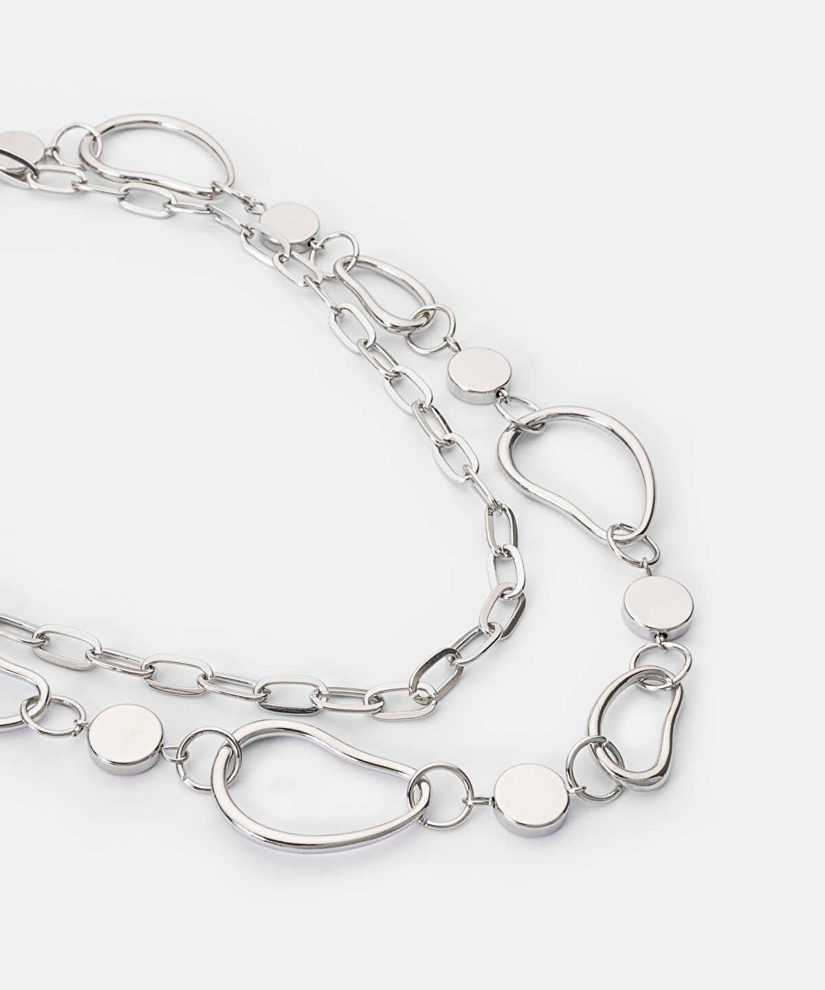 Zoomed Layered Chain Necklace
