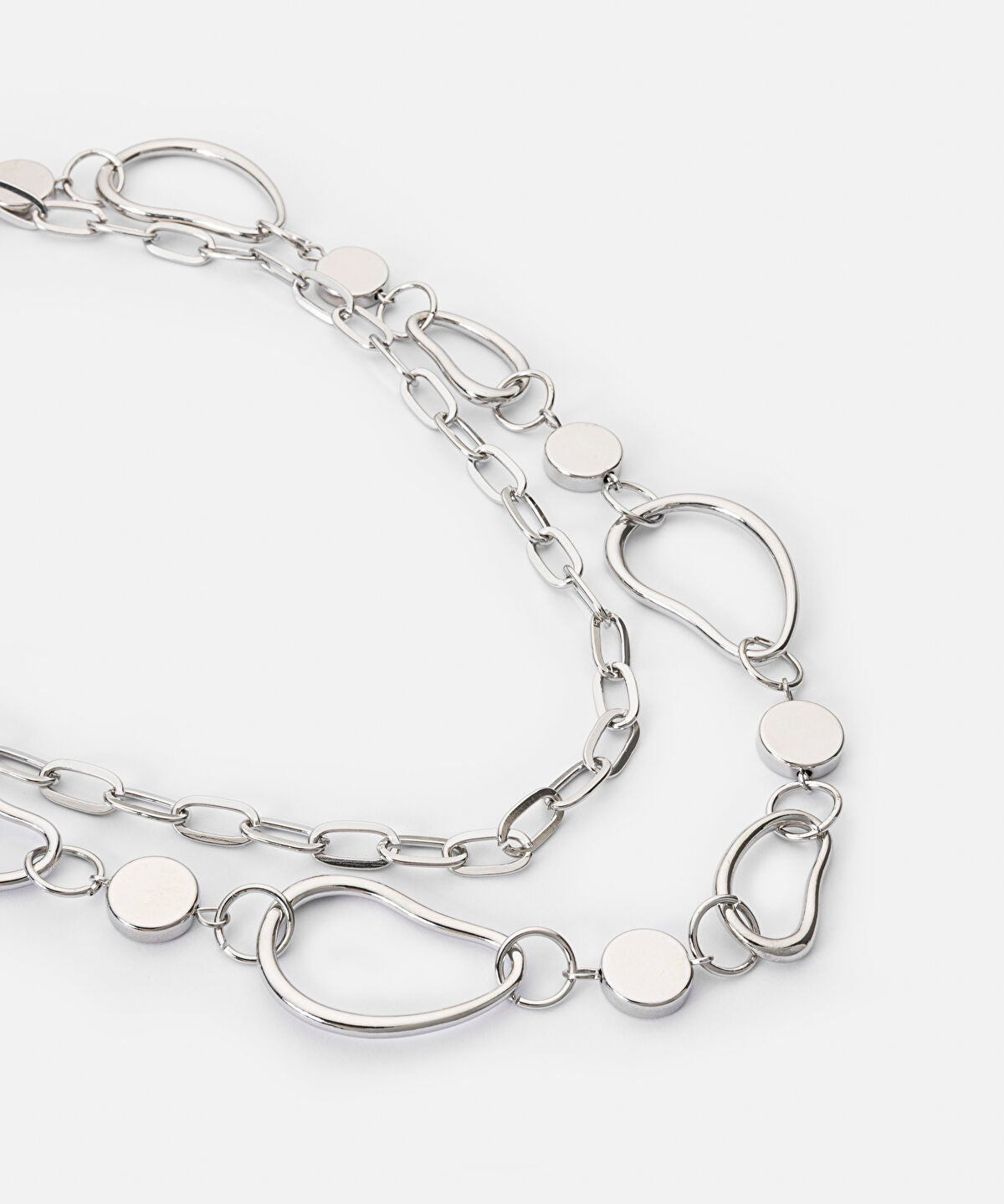 Zoomed Layered Chain Necklace