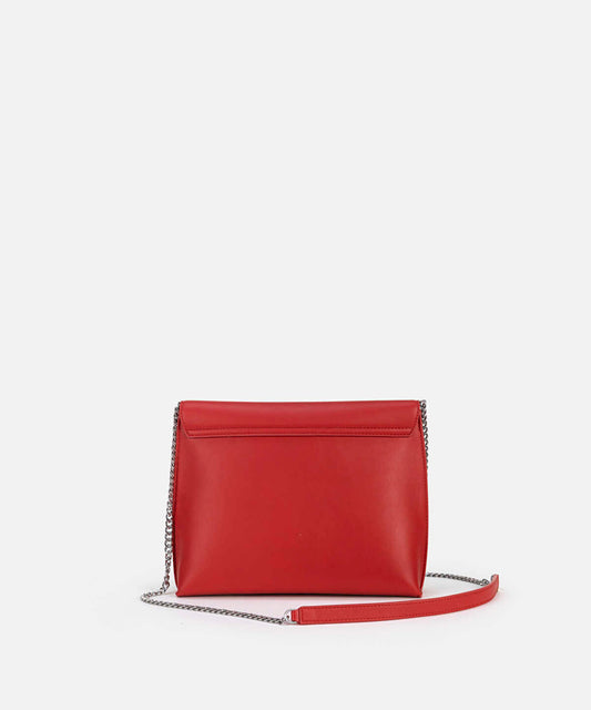 Leather-Effect Flap Bag