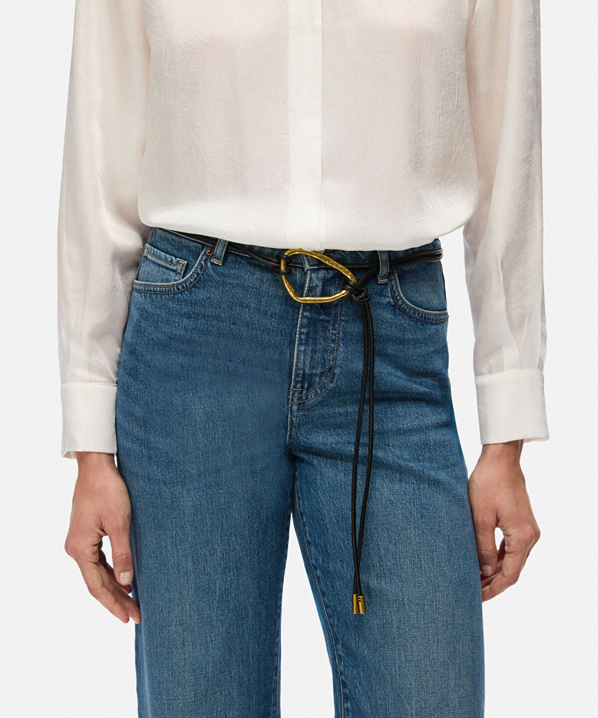 Zoomed Rope Belt with Buckle