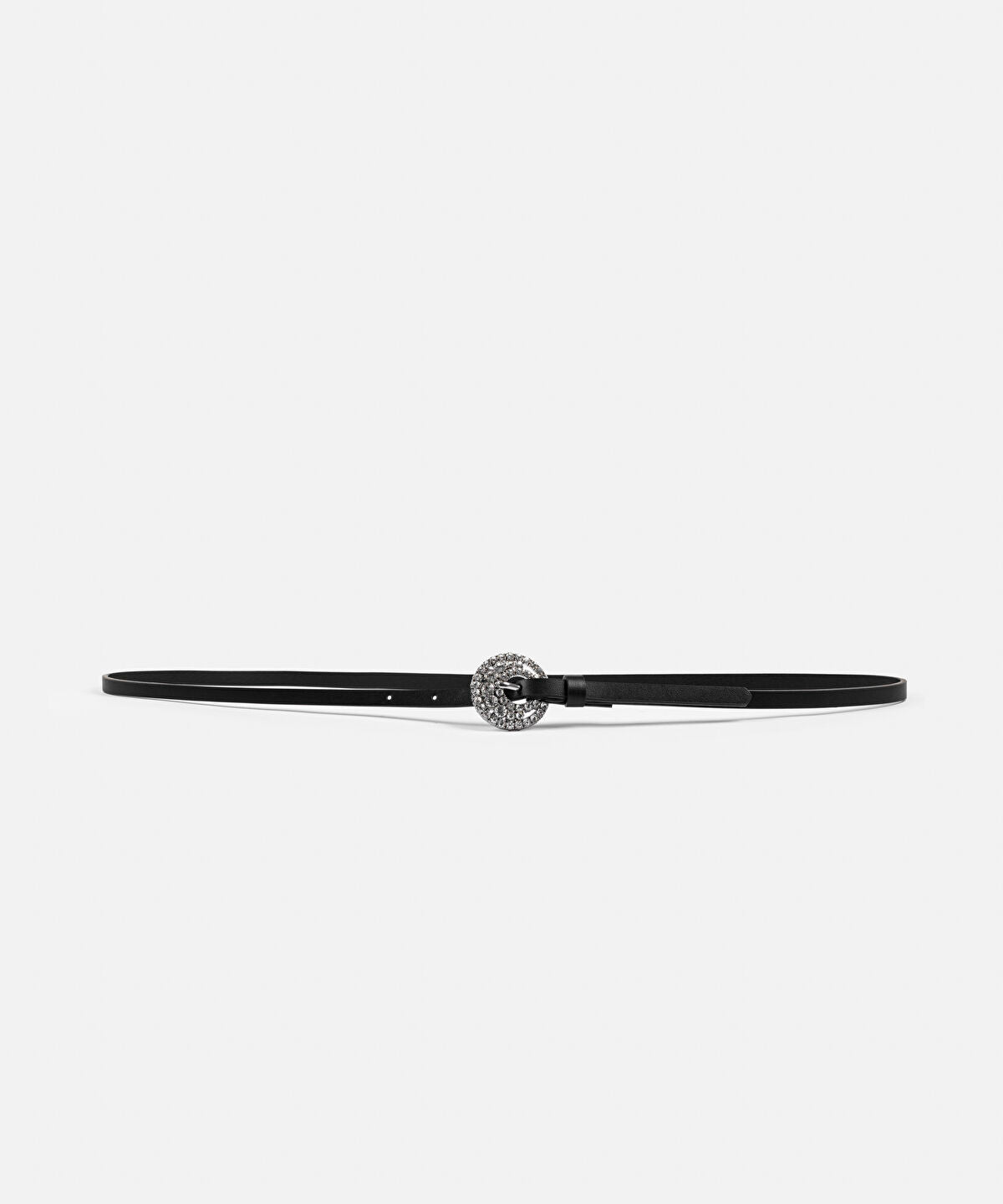 Zoomed Rhinestone Buckle Belt
