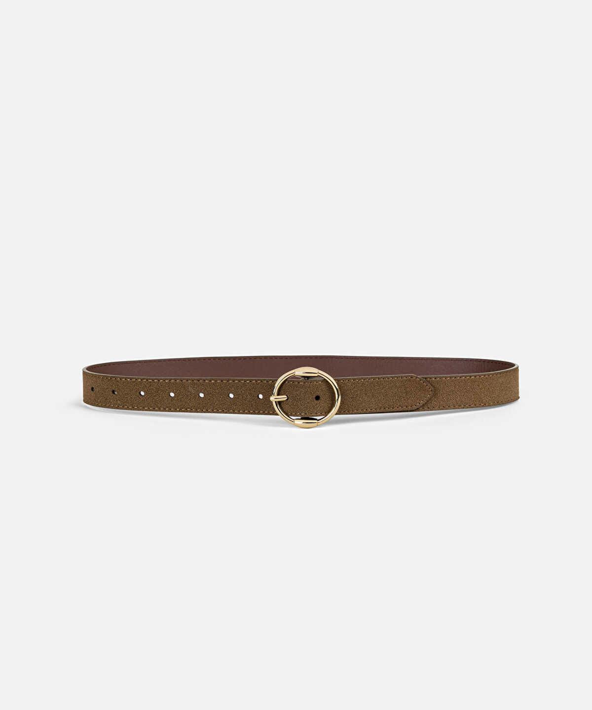 Zoomed Oval Buckle Belt
