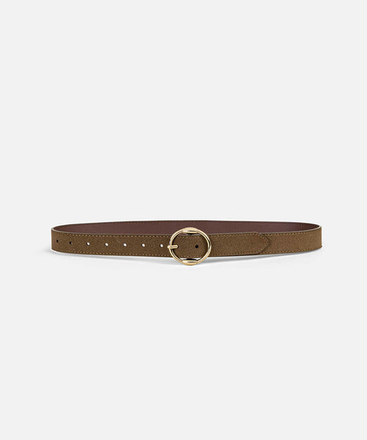 Oval Buckle Belt