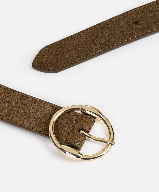 Oval Buckle Belt