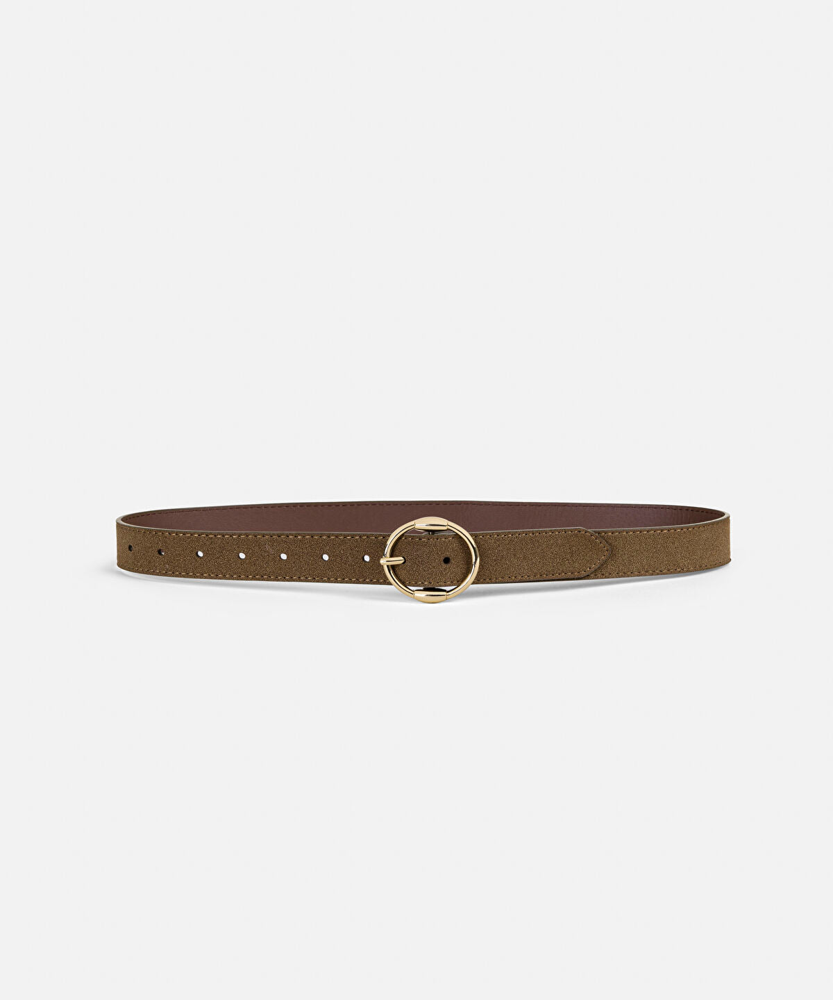 Zoomed Oval Buckle Belt