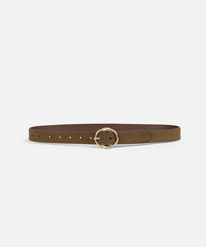 Oval Buckle Belt