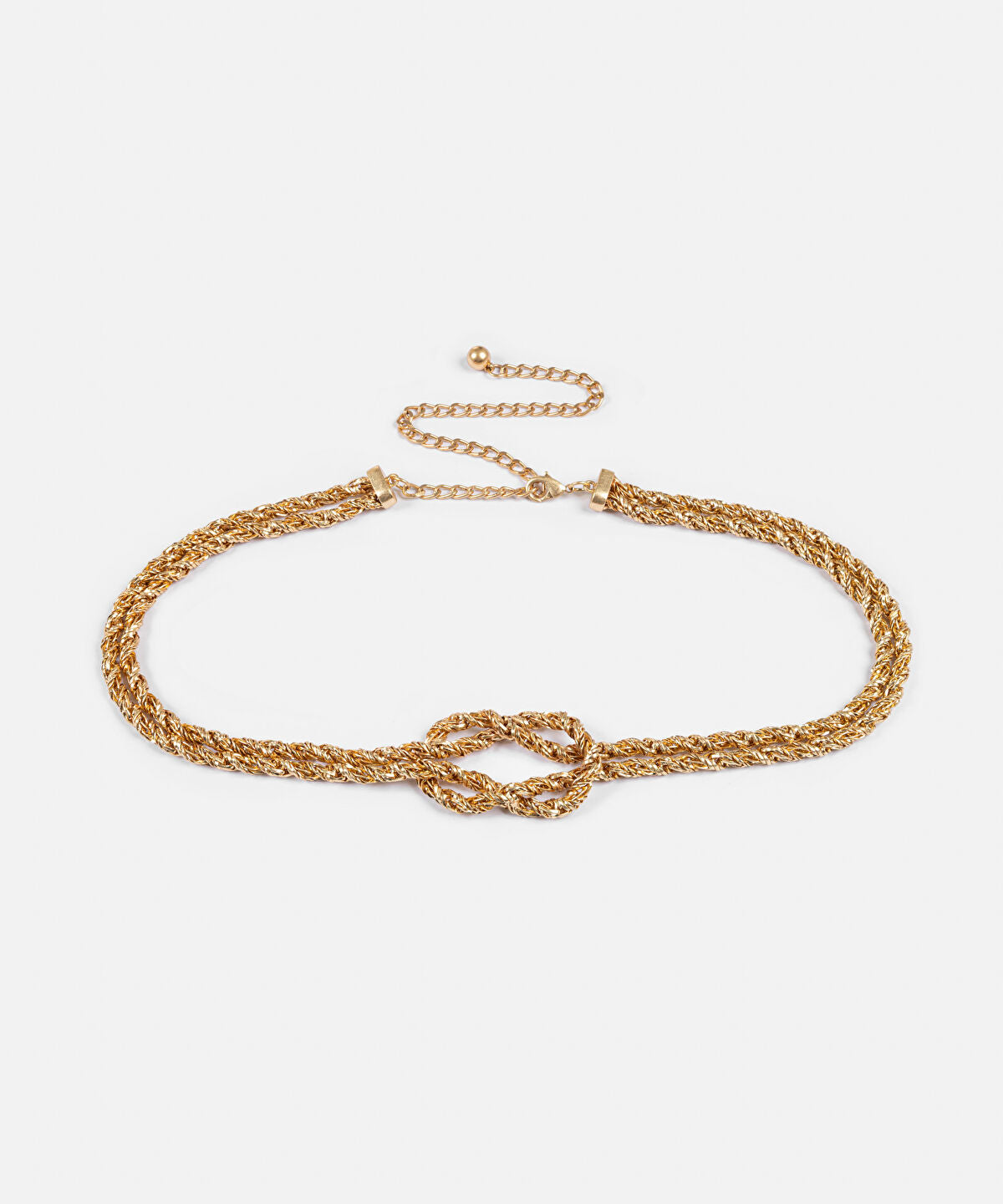 Zoomed Textured Metal Belt