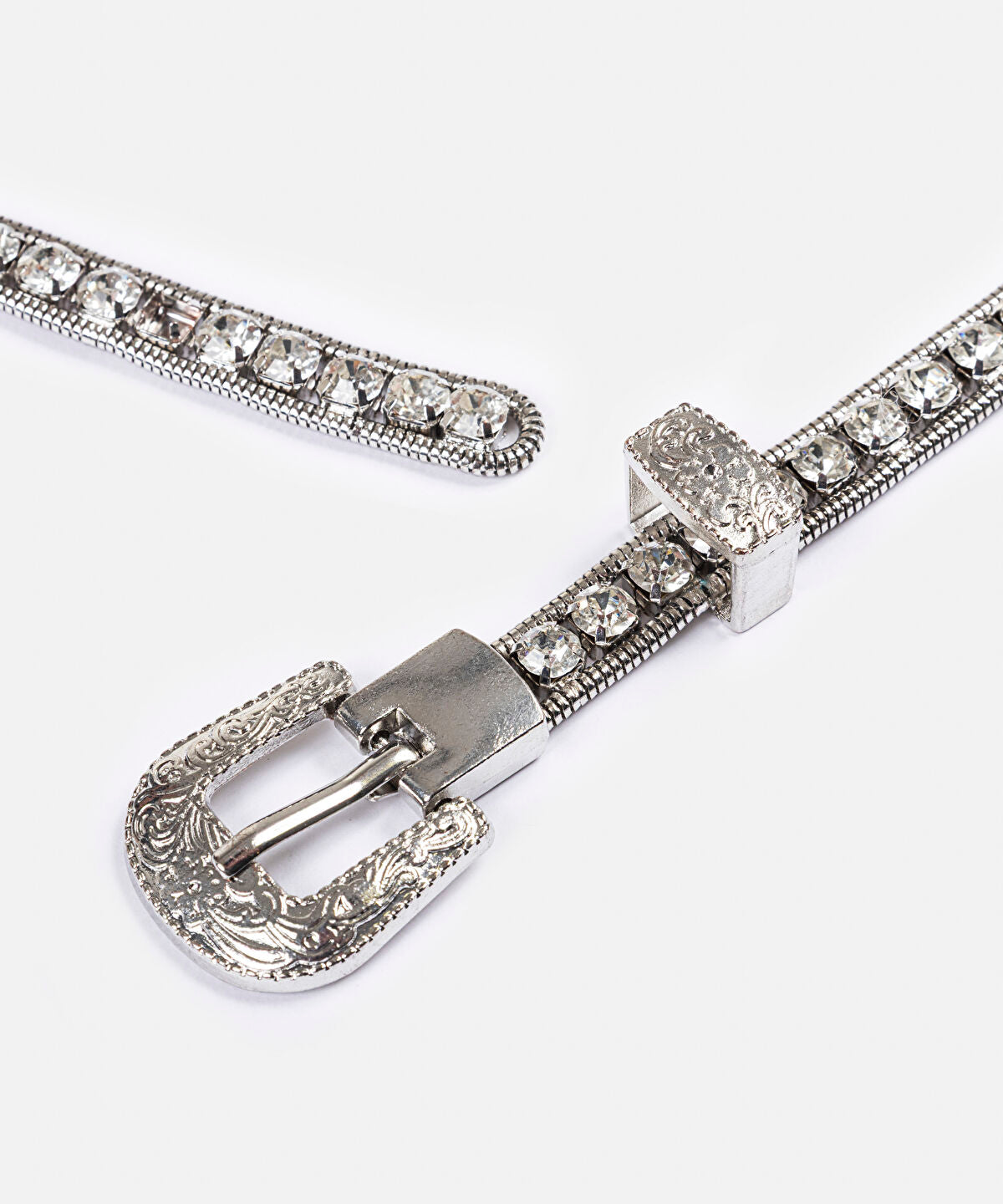 Zoomed Rhinestone Belt