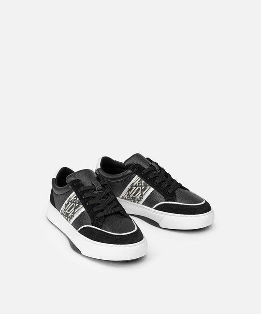 Monogram Print Sneakers