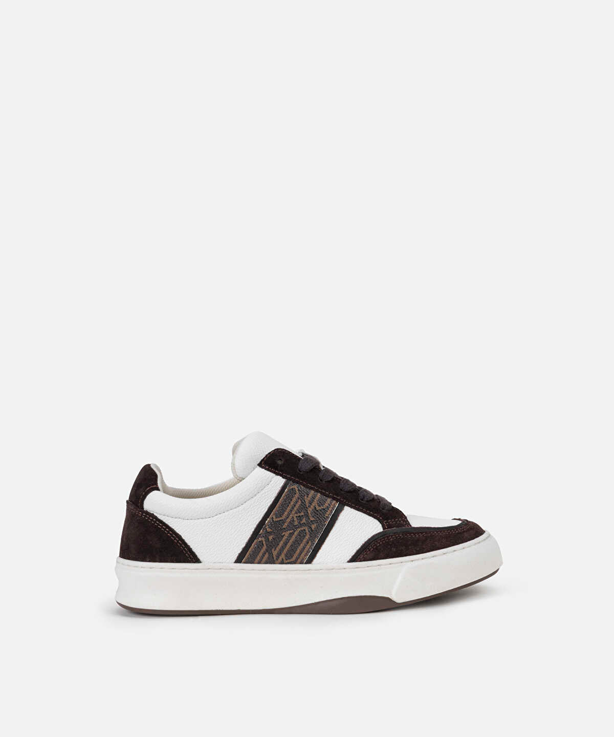 Zoomed Monogram Print Sneakers