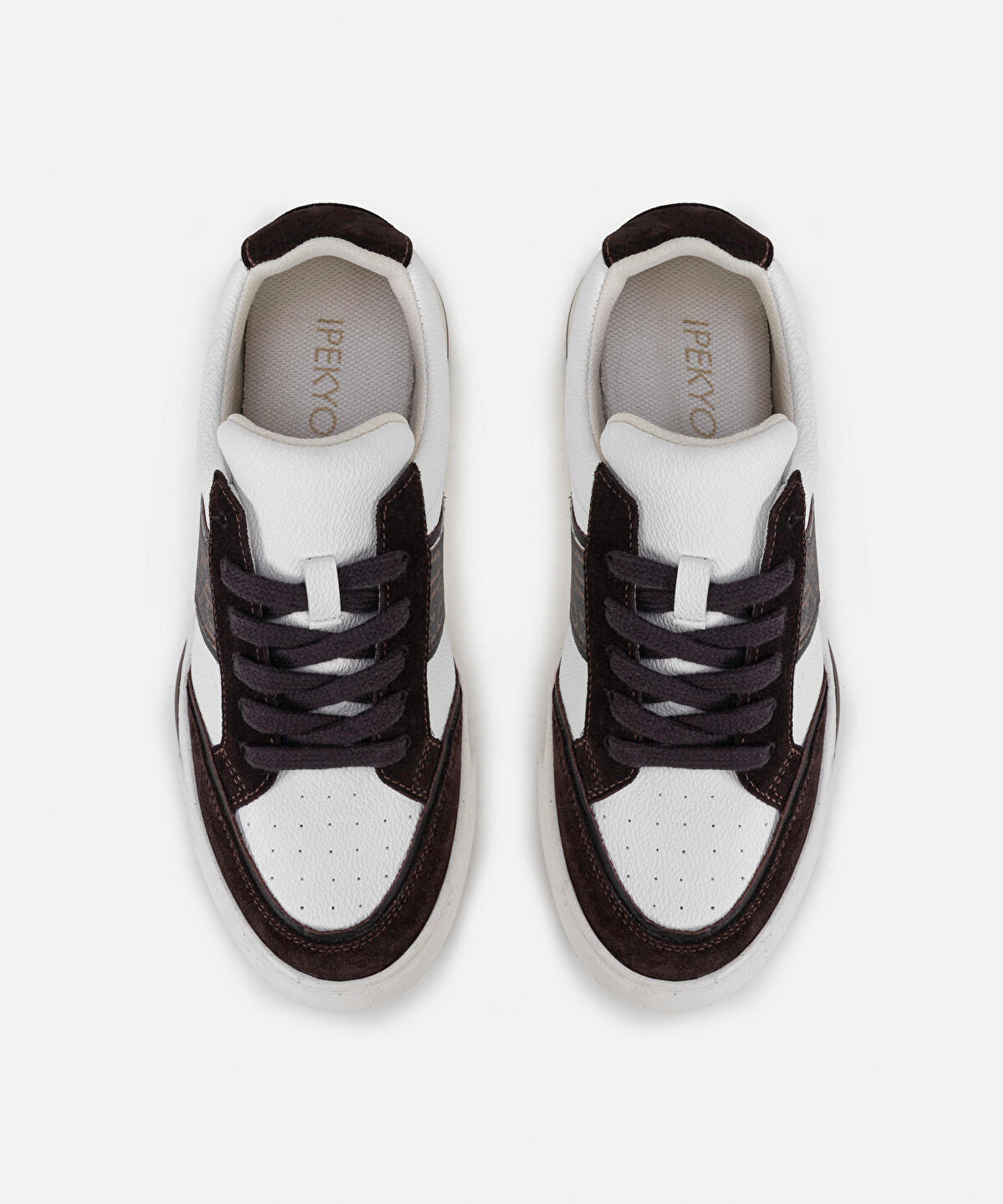 Zoomed Monogram Print Sneakers