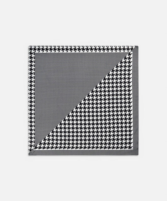 Houndstooth Print Shawl