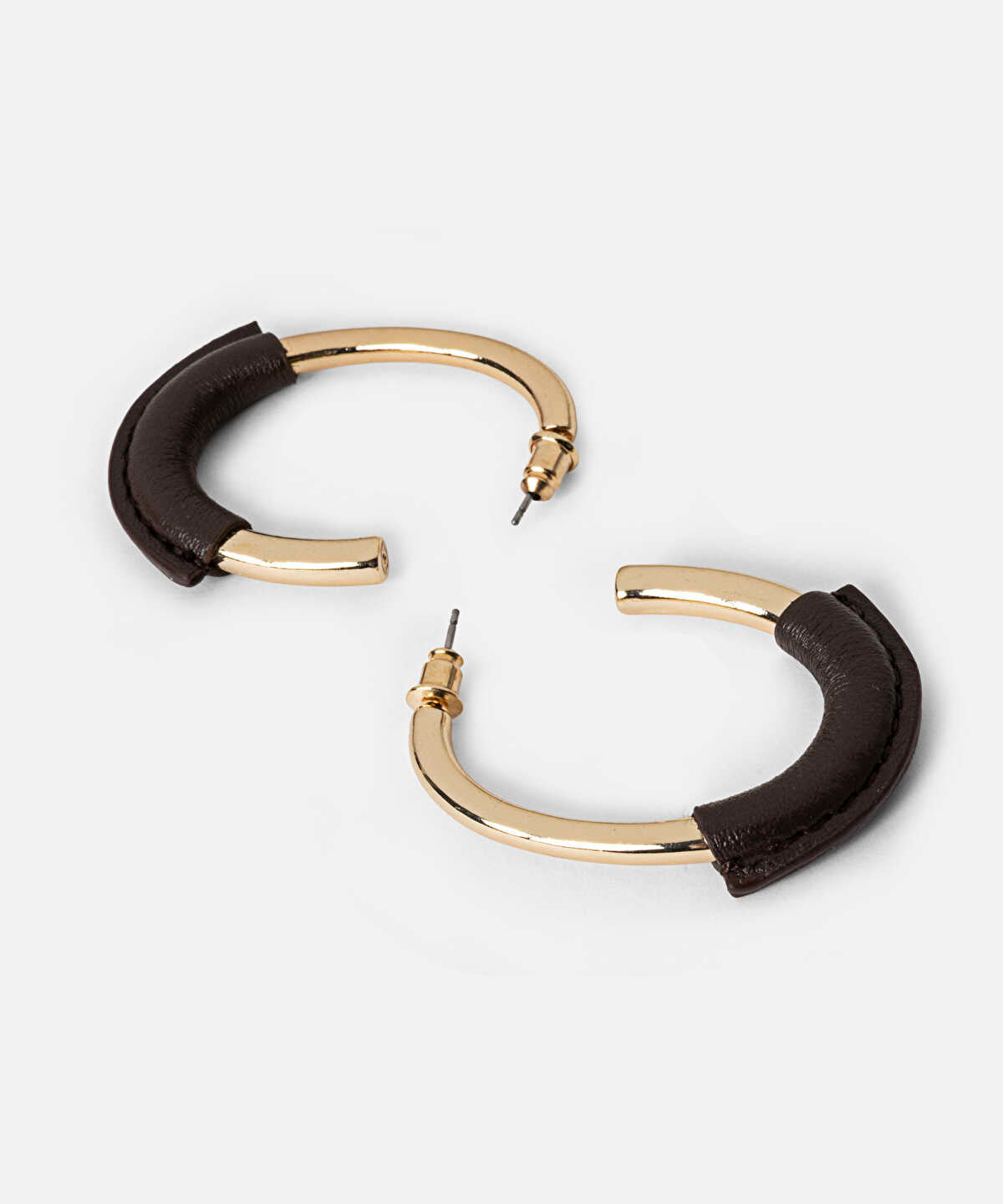 Contrast Hoop Earrings