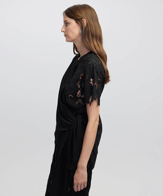 Mixed Asymmetric T-Shirt 
